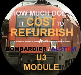 HOW MUCH DOES IT COST TO REFURBISH OR REPAIR A BOMARDIER ALSTOM TRAXX, TRAXX 2, TRAXX 2E or TRAXX 3 IMMERSON COOLED / TAUCHGEKÜHLTER INVERTER / CONVERTER U3 MODULE. CHECK IT OUT AND ...